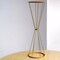 27-Inch Reversible Gold Geometric Metal Flower Stand Centerpiece Pedestal Party